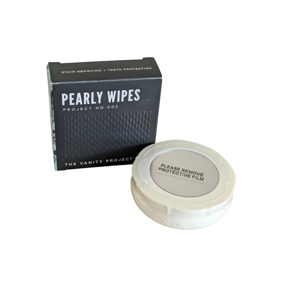 Pearly Wipes Project No 002 The Vanity Project 15 Peppermint Disposable Wipes